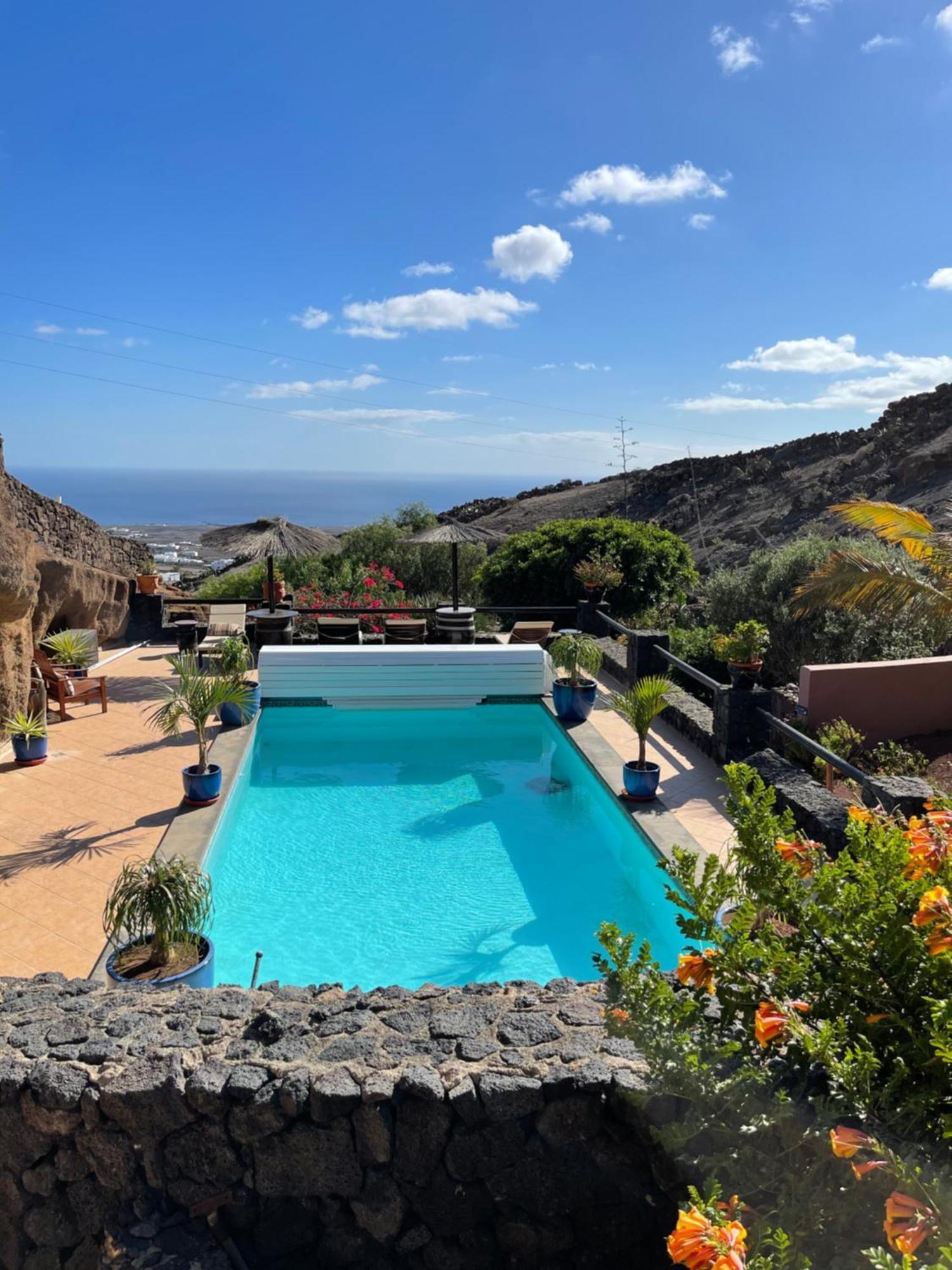Castillo Lanzarote Villa Sophie - Luxury Villa -Sleep In A Volcanic Cave With Heated Pool Tias Bagian luar foto