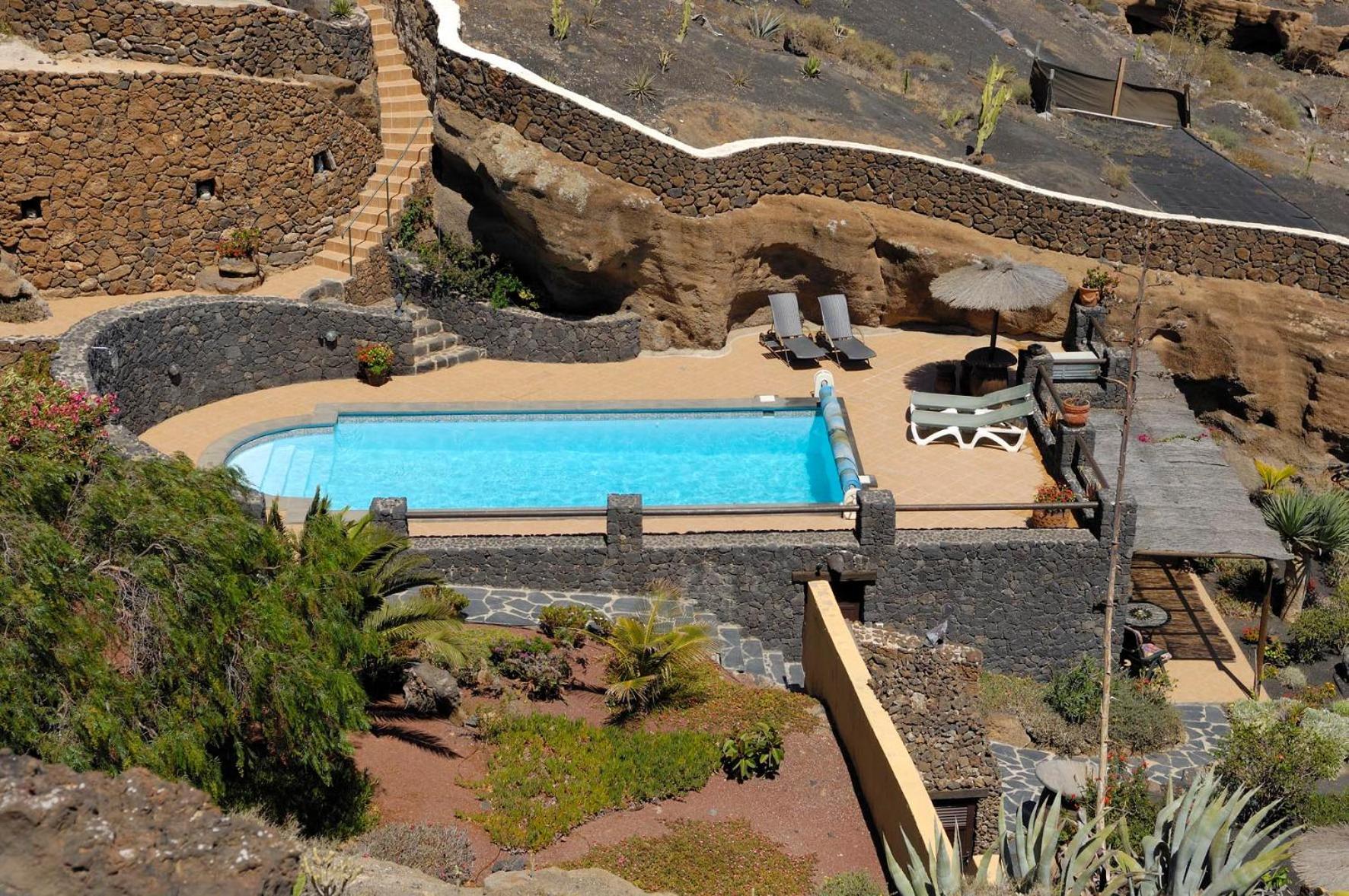 Castillo Lanzarote Villa Sophie - Luxury Villa -Sleep In A Volcanic Cave With Heated Pool Tias Bagian luar foto
